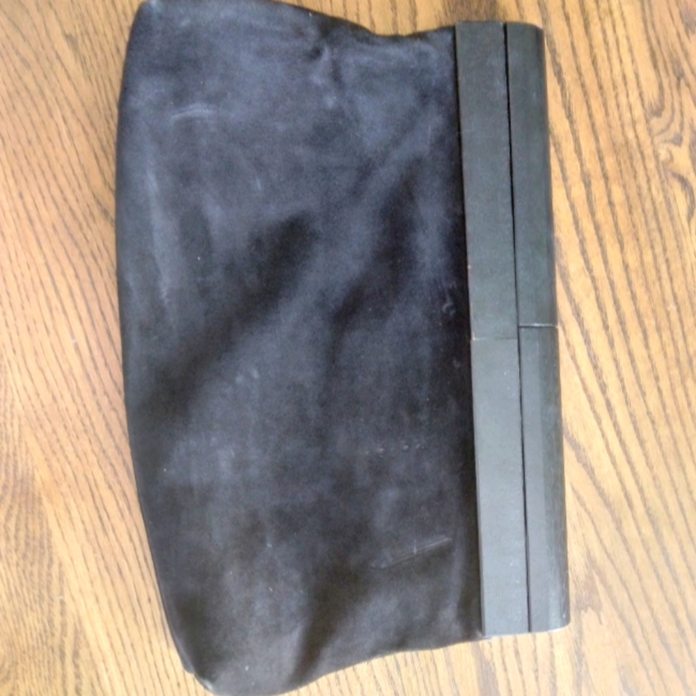 Vintage Saks Fifth Avenue Suede Clutch